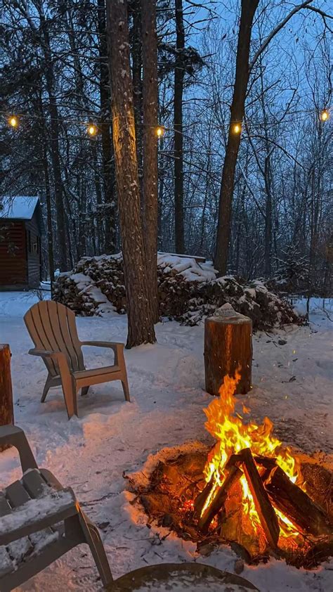 Winter aesthetic. Winter 2022. Snow aesthetic. Campfire vibes. Campfire ...