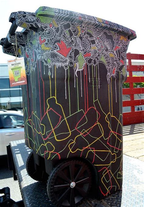 70 best Creative trash cans images on Pinterest | Street art, Trash ...