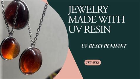 The Easiest Way To Make Uv Resin Jewellery For Beginners Diy Youtube