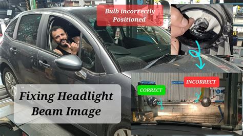 How To Fix Incorrect Headlight Beam Image Citroen YouTube