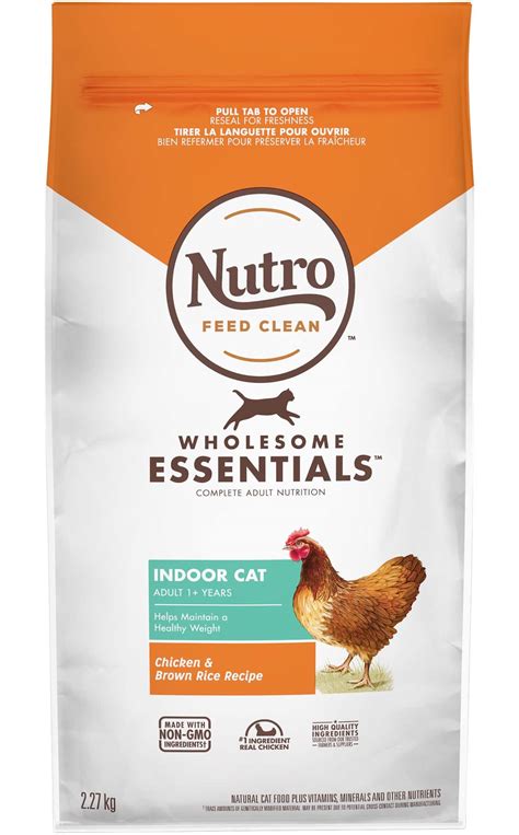 Nutro Wholesome Essentials™ Indoor Adult Dry Cat Food Chicken And Brown