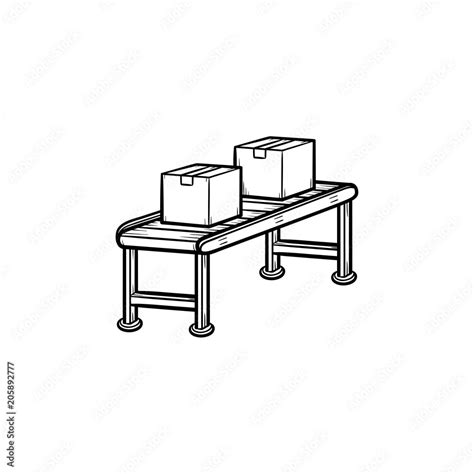 Conveyor Belt Illustration