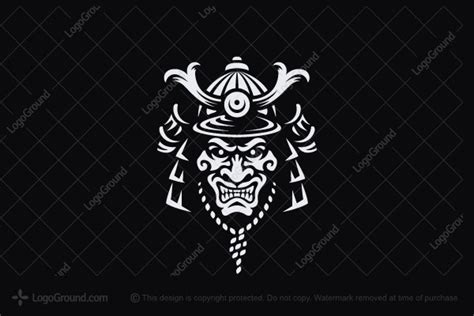 Samurai Mask Helmet Logo