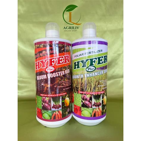 Hyfer Plus Bloom Booster Growth Enhancer Foliar 1 Liter Shopee