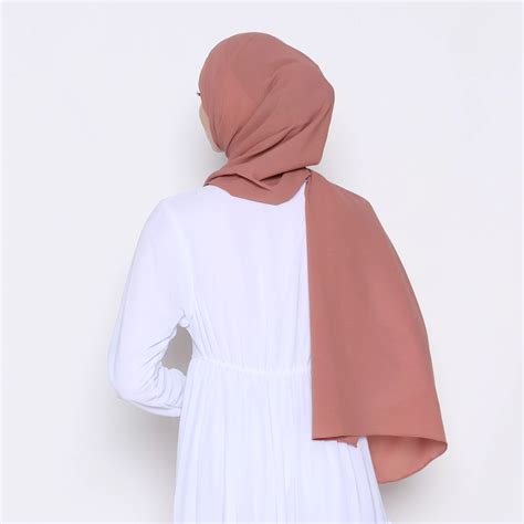 Jual My Daily Hijab Pasmina Diamond Jahit Tepi Caramel Original