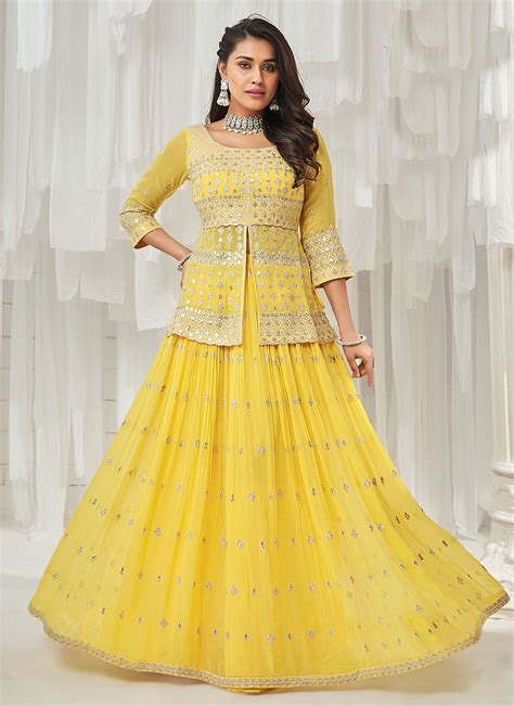 Buy Embroidered Readymade Lehenga Choli Online