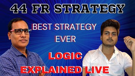 Nifty Nifty Option 44FR Trading Strategy Tested Nifty Art Of