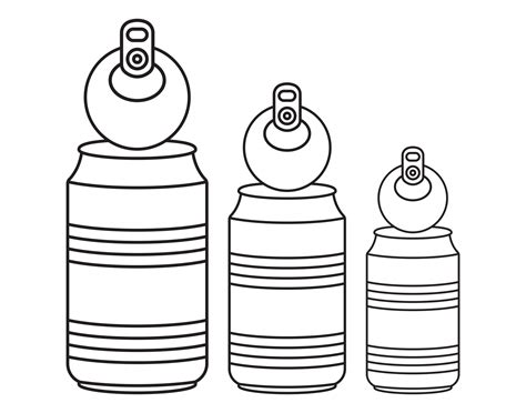 Line Art Icon The Opened Soda Can Lid For Apps And Websites 2851631