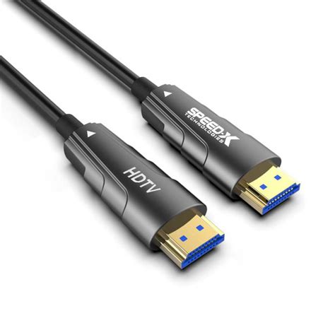 SPEED-X FIBER HDMI CABLE 2.0/2.1 AOC(ACTIVE OPTICAL CABLE) SUPPORT 4K ...