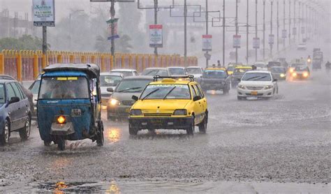 Monsoon Mayhem Karachi Deluged With Heavy Rainfall And Strong Winds