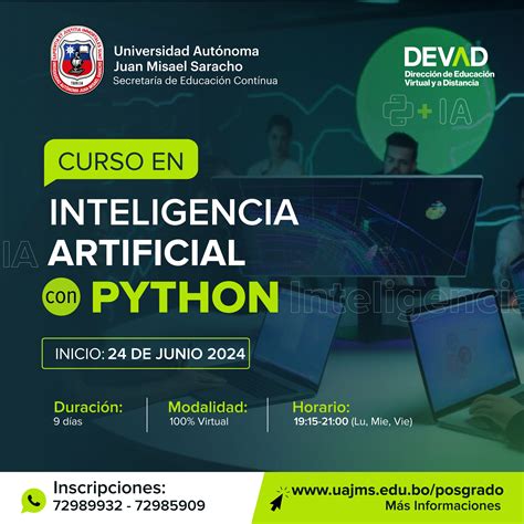 Curso Corto Inteligencia Artificial Con Python Posgrado