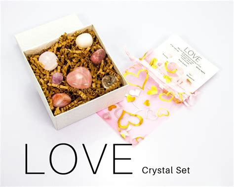 Love Crystal Set Love Crystal T Set Love Crystals Etsy