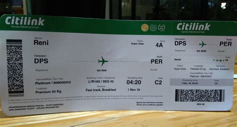 Detail Contoh Boarding Pass Koleksi Nomer