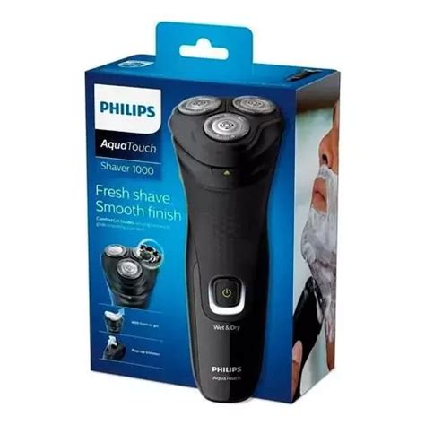 Barbeador Eletrico Philips Preto D Aquatouch S Bivolt Original