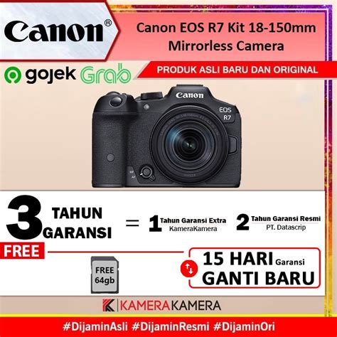 Jual Canon Eos R7 Kit Rf S 18 150mm F35 63 Is Stm Garansi Resmi Shopee Indonesia