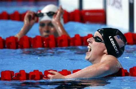 Bethesdas Katie Ledecky Breaks A Second World Record At Swim Meet In