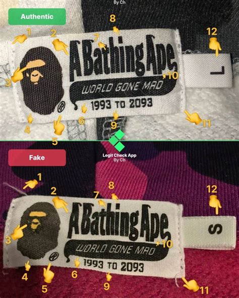 Bape Legit Check How To Spot Fake Hoodies 2025