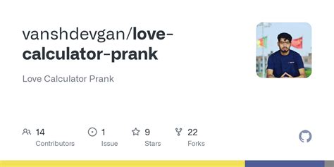 GitHub - vanshdevgan/love-calculator-prank: Love Calculator Prank