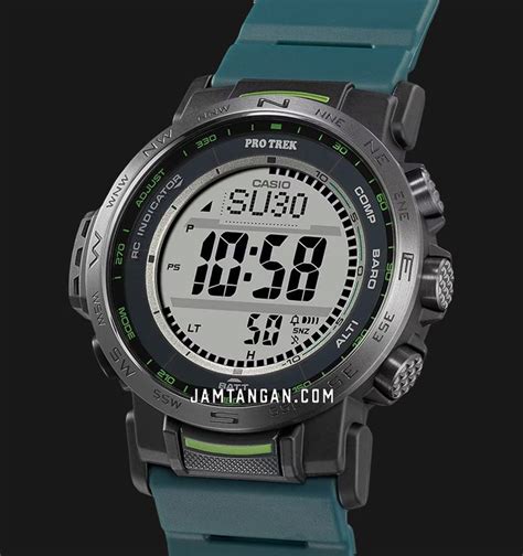 Casio Pro Trek Prw Y Dr Climber Line Tough Solar Digital Dial Green