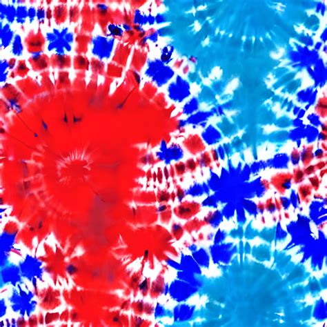 Red White And Blue Tie Dye Graphic · Creative Fabrica