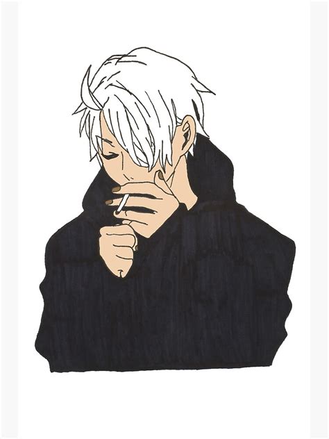 Smoking Anime Boy Sketch - Anime Boy Via Tumblr On We Heart It | Zac Rymill