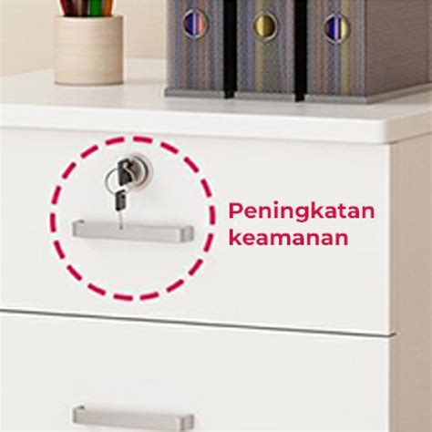 Jual Homedoki Lemari Laci Penyimpanan Nakas Ruang Kerja Nakas Meja