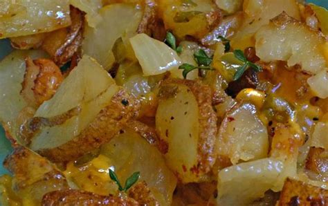 Oven Fried Potatoes Onions Recipe Oven Fried Potatoes Fries In