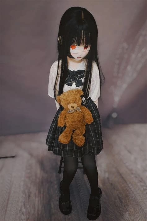 Mizuki Muñeca sexual de felpa linda hentai de cabello negro NakeDoll