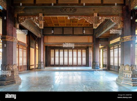 Ancient Chinese Architecture Interior Window Hi Res Stock Photography