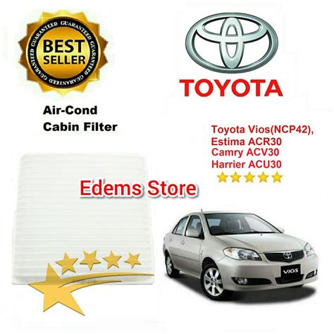 Toyota Vios NCP 42 Estima ACR30 Camry ACV30 Harrier ACU30 Cabin Air