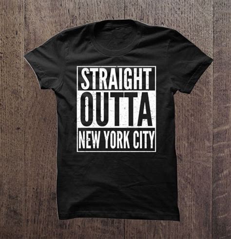 Straight Outta New York City Shirt Teeherivar