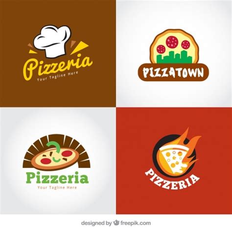 Italian Restaurant Logos Pack Free Vector