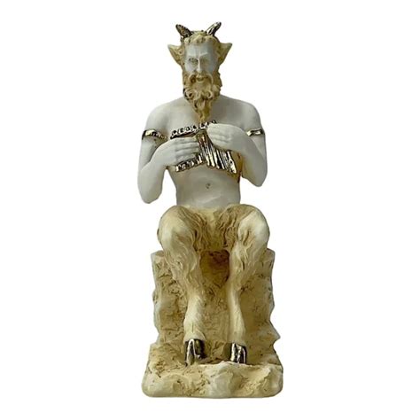 PAN FAUNUS SATYR griechische römische wilde Natur Gott Figur Statue