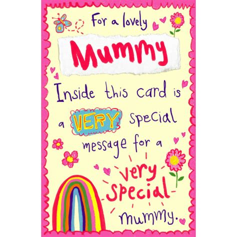 Lovely Mummy Record Your Own Message Birthday Card Recordable Sound