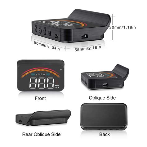 Buy Car Hud Display Ikikin Hud Head Up Display Gps Obd Dual Usb