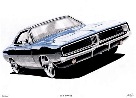 1969 Dodge Charger By Sketch52000 On Deviantart