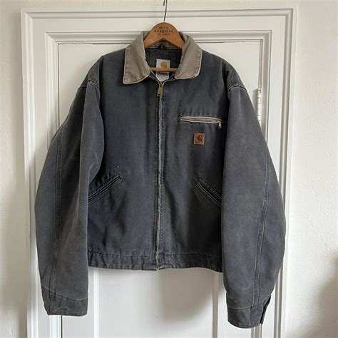 Vintage Carhartt Detroit Jacket J Ptl Blanket Depop