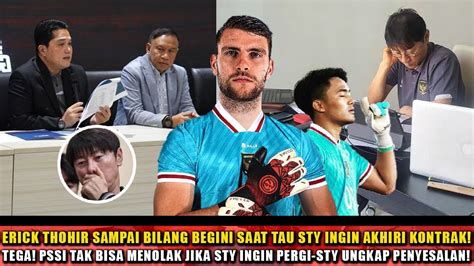 Gercep Pssi Gelar Rapat Darurat Untuk Tahan Kepergian Sty Sty Ungkap