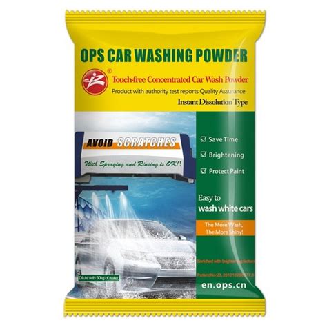 OPS Touchless Concentrated High Foam Car Wash Shampoo Powder Best Car