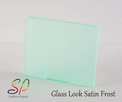 Frosted Glass Look Acrylic Mm Cast Acrylic In A Glass Look Satin Frost