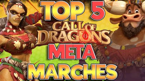 TOP 5 META PvP Marches Sorry F2P S Hosk Liliya Are Here Call Of