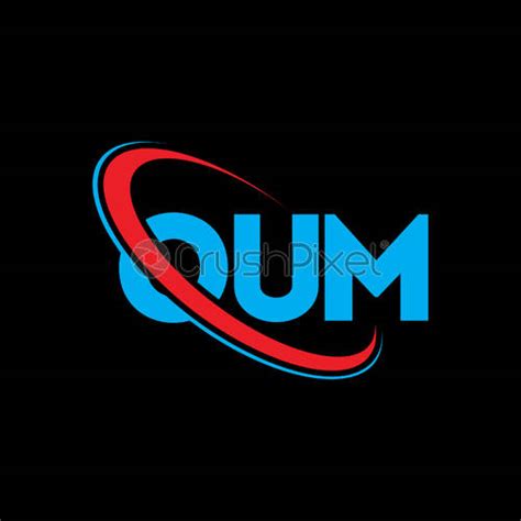 OUM logo. OUM letter. OUM letter logo design. Initials OUM - stock ...