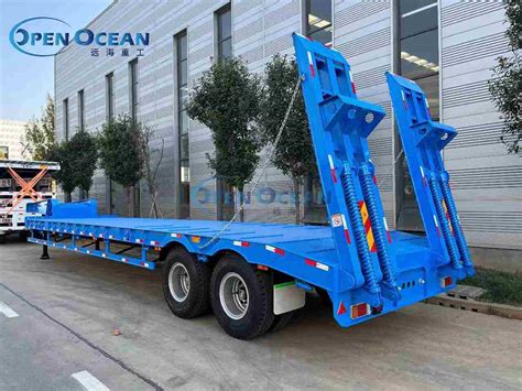 Heavy Duty Gooseneck Excavator Transport Loader Lowboy Lowbed Trailer