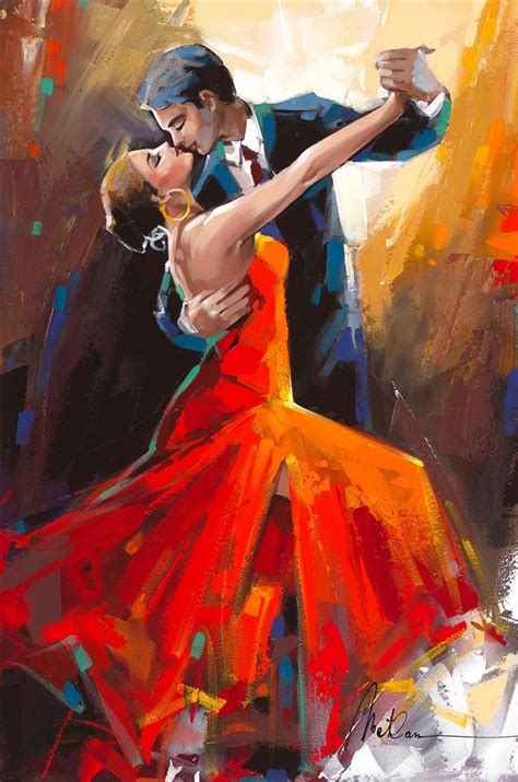 The Story Behind Anatoly Metlans Flamenco Dancers Tango Art Dancer