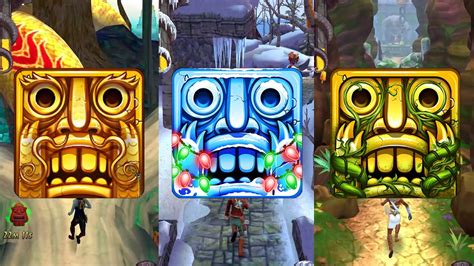 Temple Run Lantern Festival Vs Temple Run Frozen Shadows Vs Temple