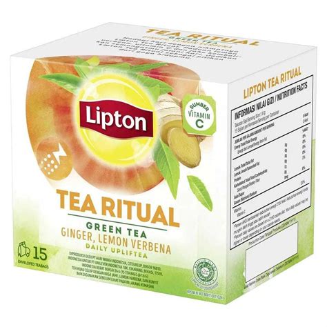 Jual LIPTON TEA RITUAL TEH HIJAU CELUP 15s Rijek Kemasan Shopee