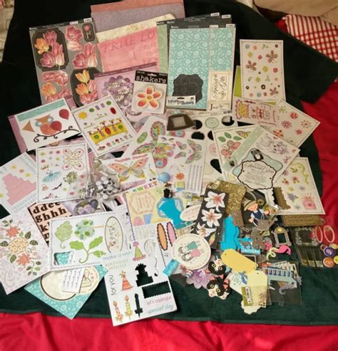 SCRAPBOOKING LARGE CARD Making Job Lot Set Bundle 14 99 PicClick UK