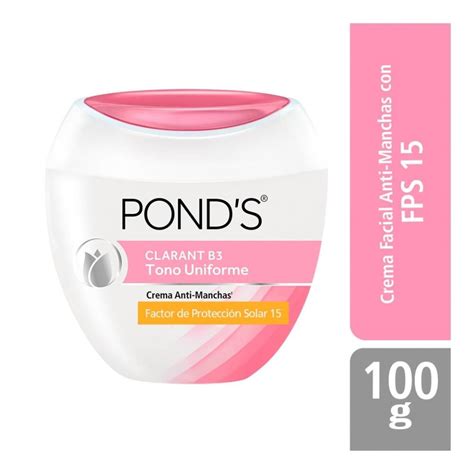 Crema Aclaradora Ponds Clarant B3 Con Fps Para Todo Tipo De Piel 100 G