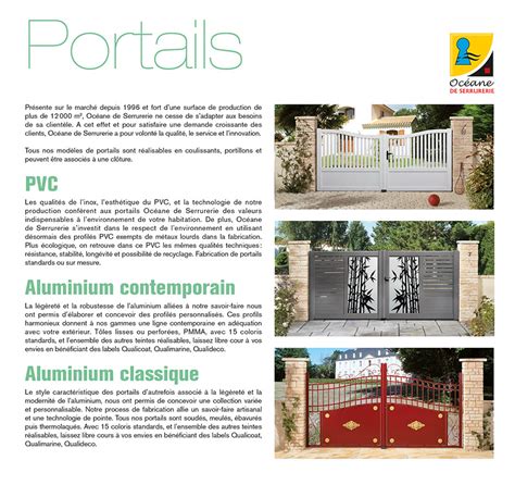 Menuiseries Portails PVC Les Ouvertures Du Soleil ISOFRANCE