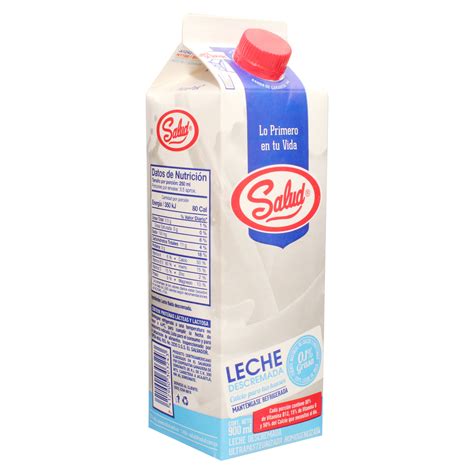 Comprar Leche Deslactosada Salud Con 1 De Grasa 900ml Walmart El